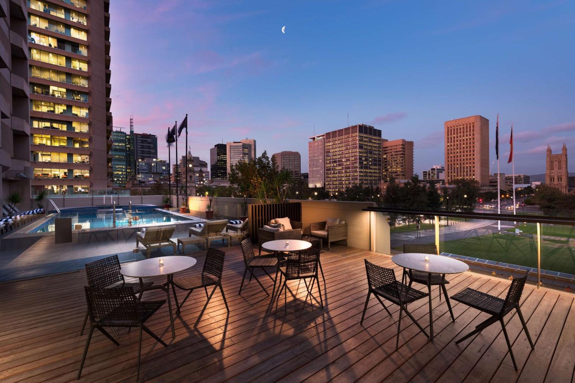 Hilton Adelaide Hotell Eksteriør bilde